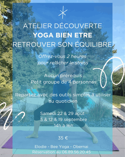 Atelier débutants yoga | Bee Yoga Obernai