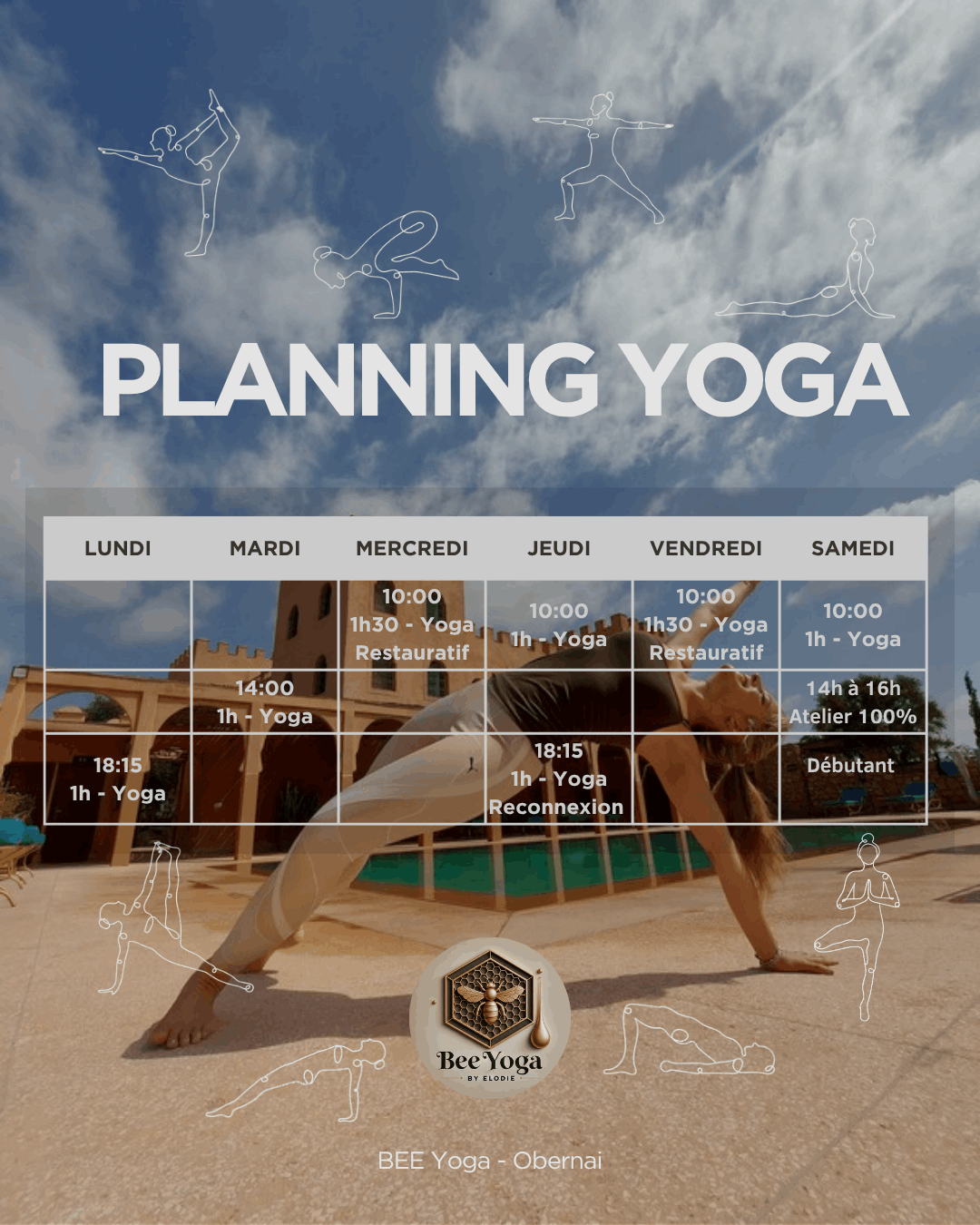 Planning Bee Yoga Obernai